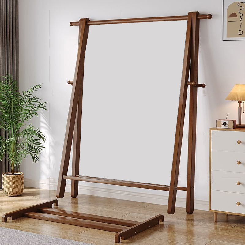 Walnut Solidwood Clothing Racks Hanger/Stylish Entryway Coat Rack with Shelf