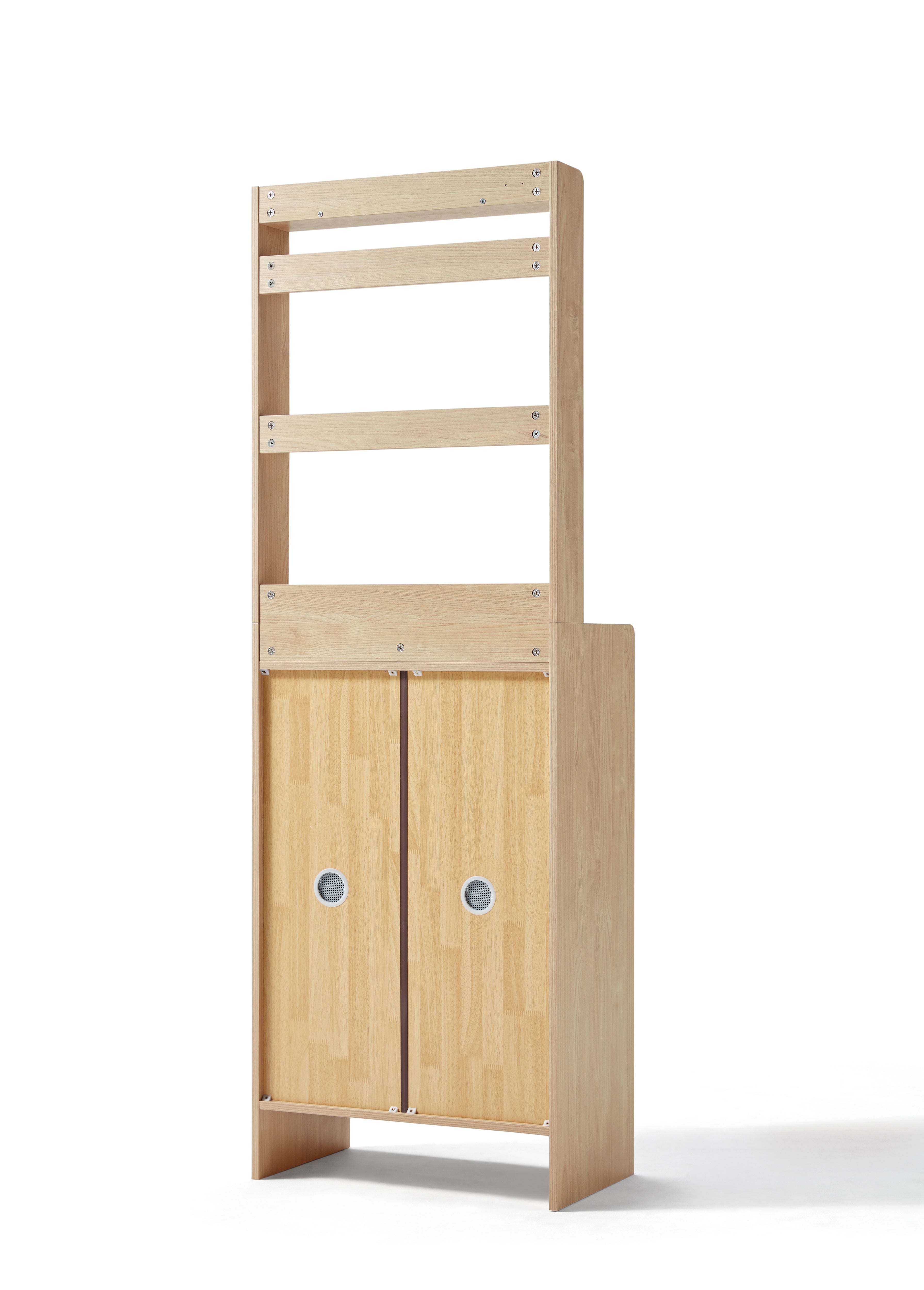 Oak Timber Entryway Storage/Shoe Cabinet with Bag Hanger/60CM/90CM