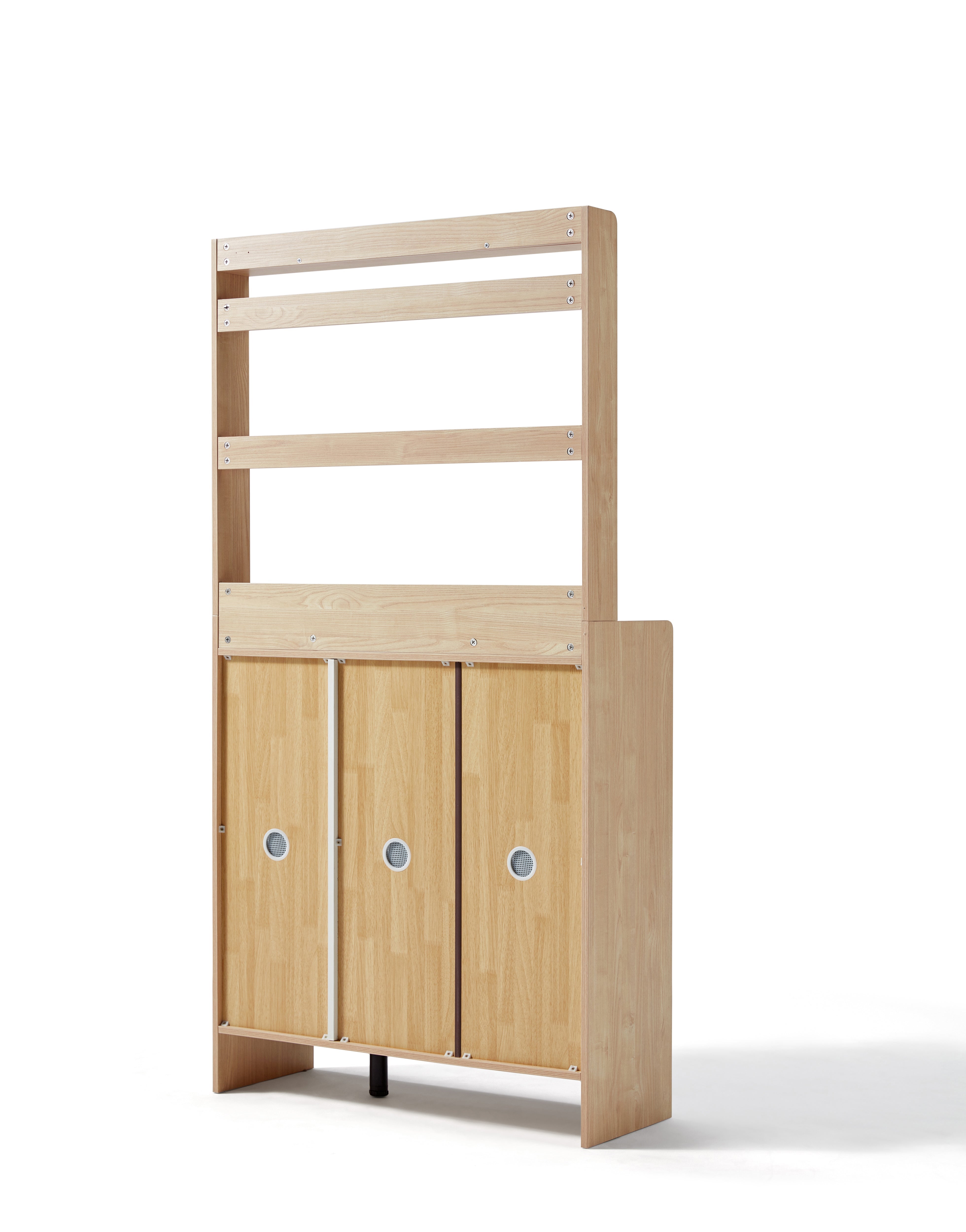 Oak Timber Entryway Storage/Shoe Cabinet with Bag Hanger/60CM/90CM