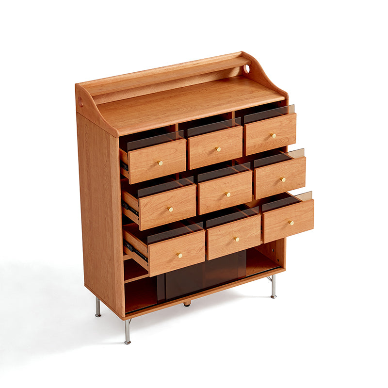 Cameron Dining Cabinet/Storage Cabinet/Sideboard With Glass Door For Dining Room