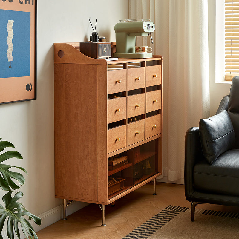 Cameron Dining Cabinet/Storage Cabinet/Sideboard With Glass Door For Dining Room