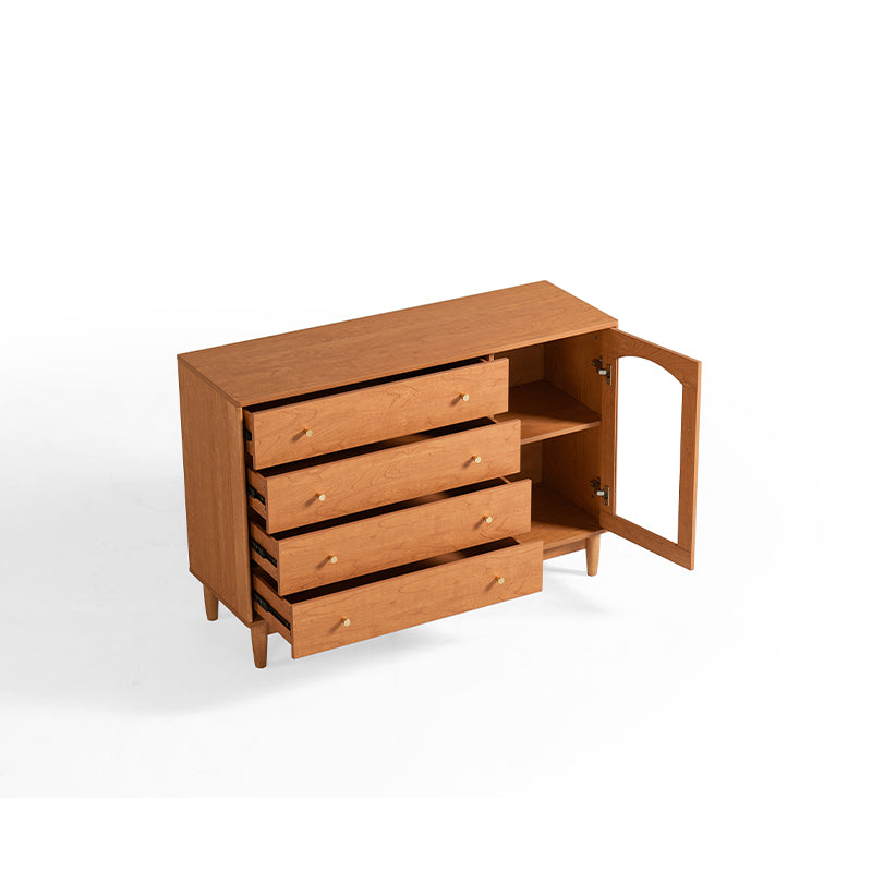 Carolyn 1.2m/1.5m Dining Cabinet/Storage Cabinet/Sideboard With Glass Door For Dining Room