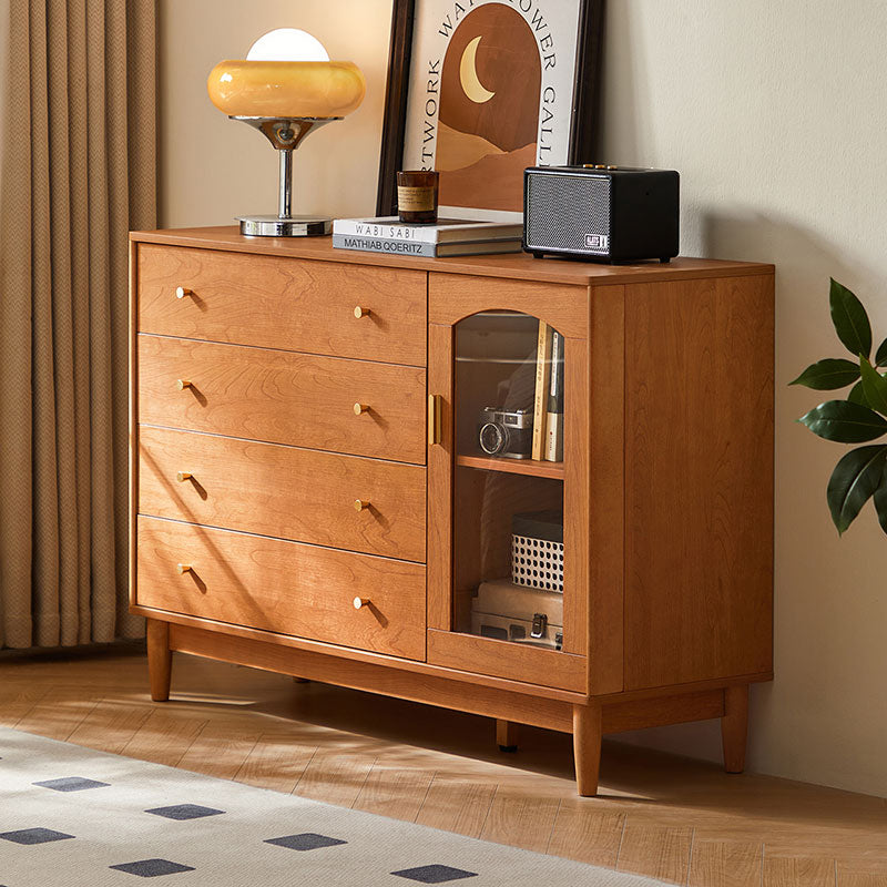 Carolyn 1.2m/1.5m Dining Cabinet/Storage Cabinet/Sideboard With Glass Door For Dining Room