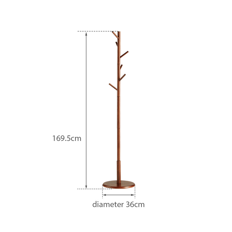 Norbert Rubberwood Clothing Racks Hanger/Stylish Entryway Coat Rack Multiple Color