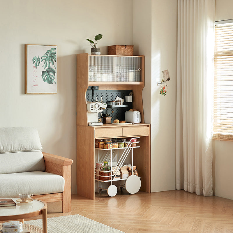 Brianna 0.9m/1.2m Classic Design Multifunctional Sideboard Buffet/Coffee Station Display Cupboard
