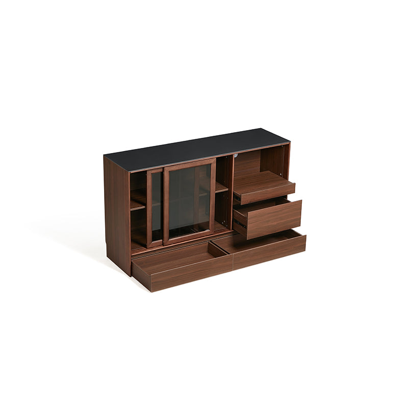 Cheryl 1.2m/1.5m/1.8m Dining Cabinet/Storage Cabinet/Sideboard Walnut Color
