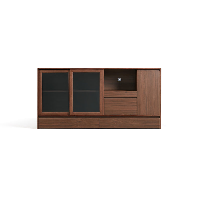 Cheryl 1.2m/1.5m/1.8m Dining Cabinet/Storage Cabinet/Sideboard Walnut Color