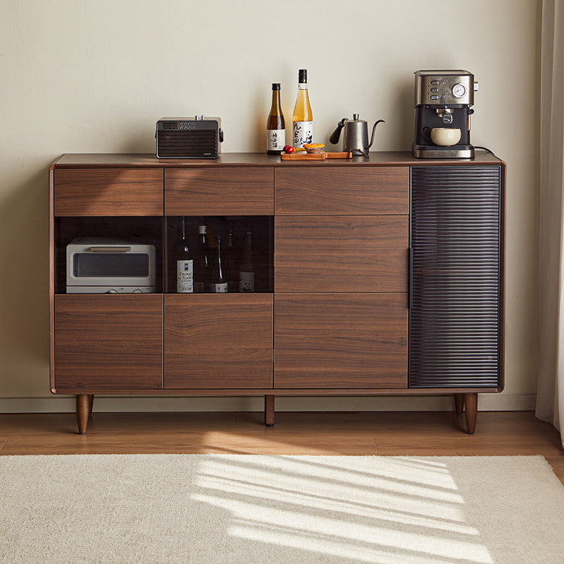 Christine 1.2m/1.5m/1.8m/2.0m Dining Cabinet/Storage Cabinet/Sideboard Walnut Color
