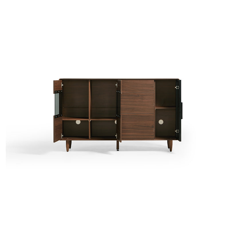 Christine 1.2m/1.5m/1.8m/2.0m Dining Cabinet/Storage Cabinet/Sideboard Walnut Color