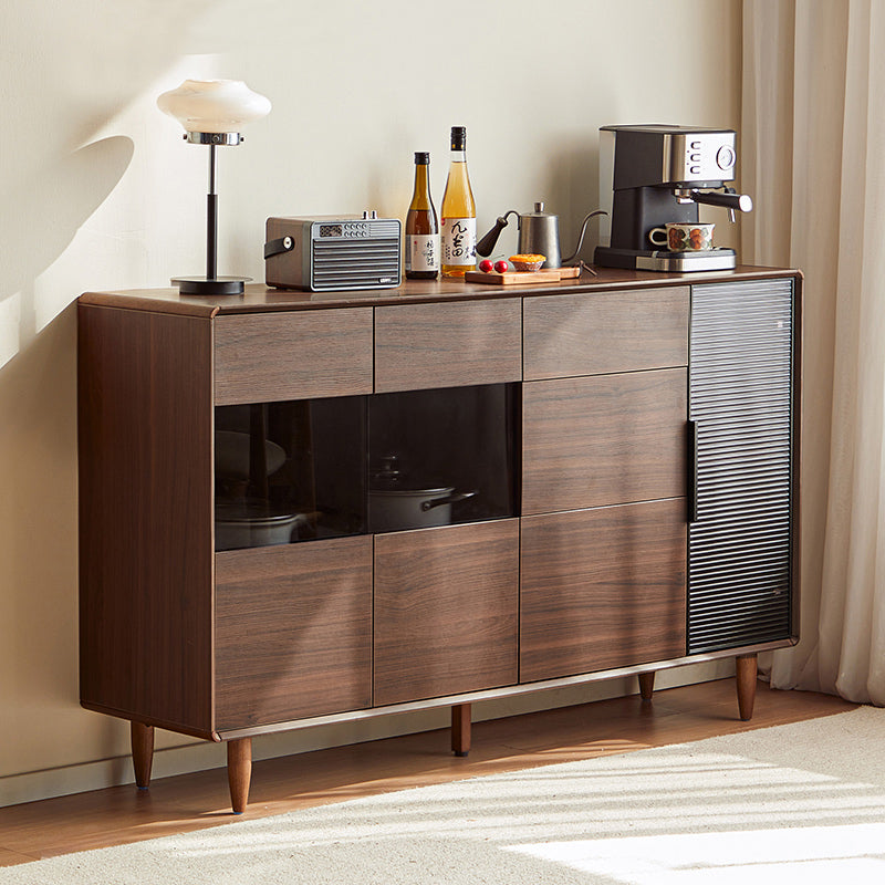 Christine 1.2m/1.5m/1.8m/2.0m Dining Cabinet/Storage Cabinet/Sideboard Walnut Color