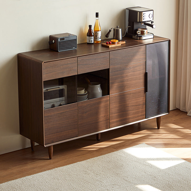 Christine 1.2m/1.5m/1.8m/2.0m Dining Cabinet/Storage Cabinet/Sideboard Walnut Color