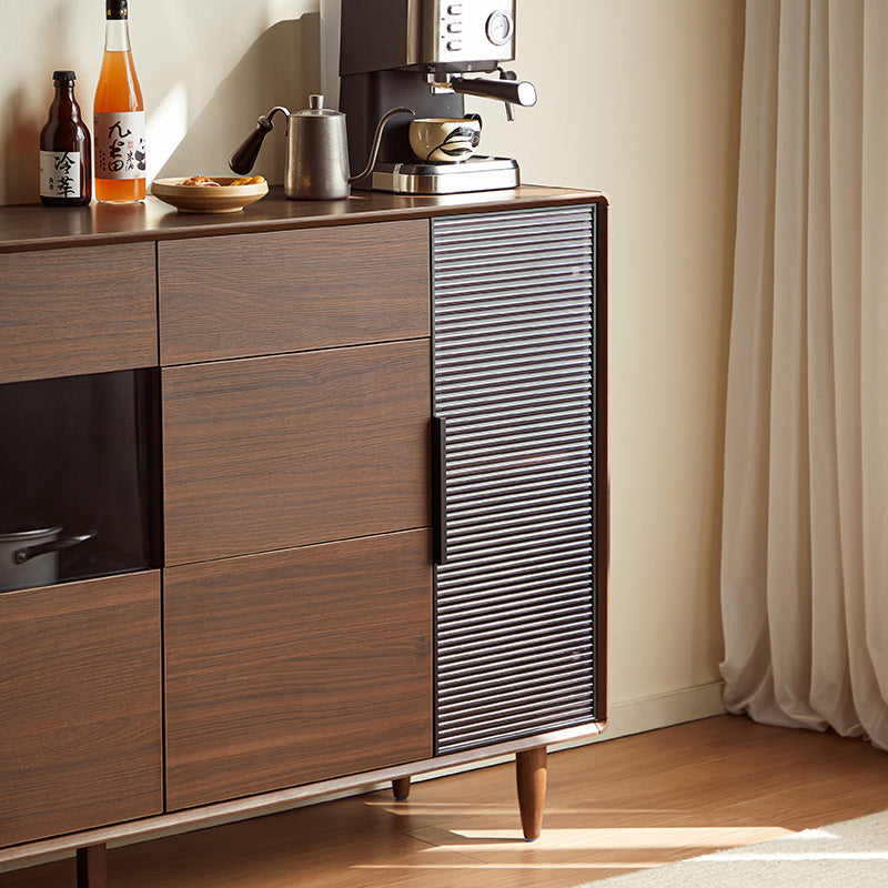 Christine 1.2m/1.5m/1.8m/2.0m Dining Cabinet/Storage Cabinet/Sideboard Walnut Color