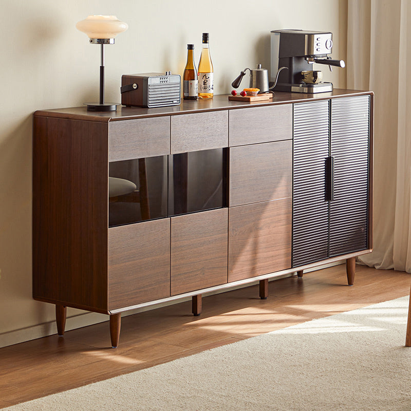 Christine 1.2m/1.5m/1.8m/2.0m Dining Cabinet/Storage Cabinet/Sideboard Walnut Color