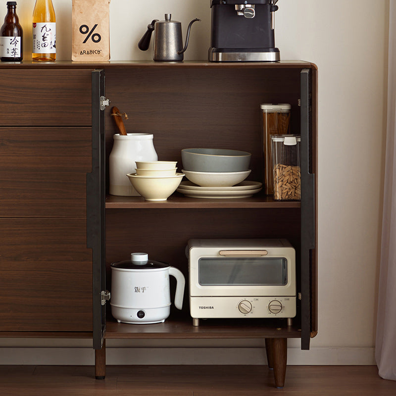 Christine 1.2m/1.5m/1.8m/2.0m Dining Cabinet/Storage Cabinet/Sideboard Walnut Color