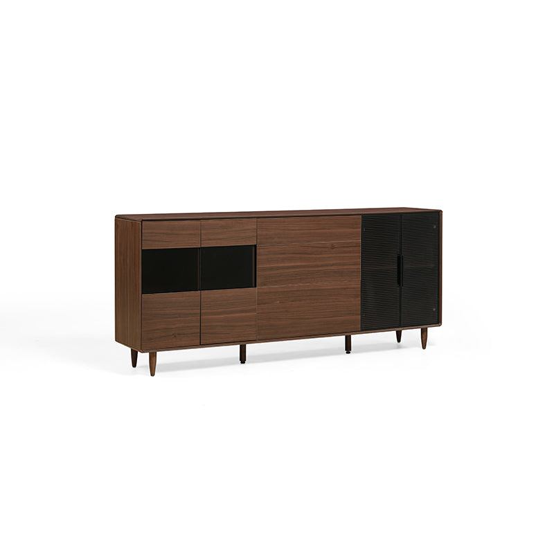 Christine 1.2m/1.5m/1.8m/2.0m Dining Cabinet/Storage Cabinet/Sideboard Walnut Color