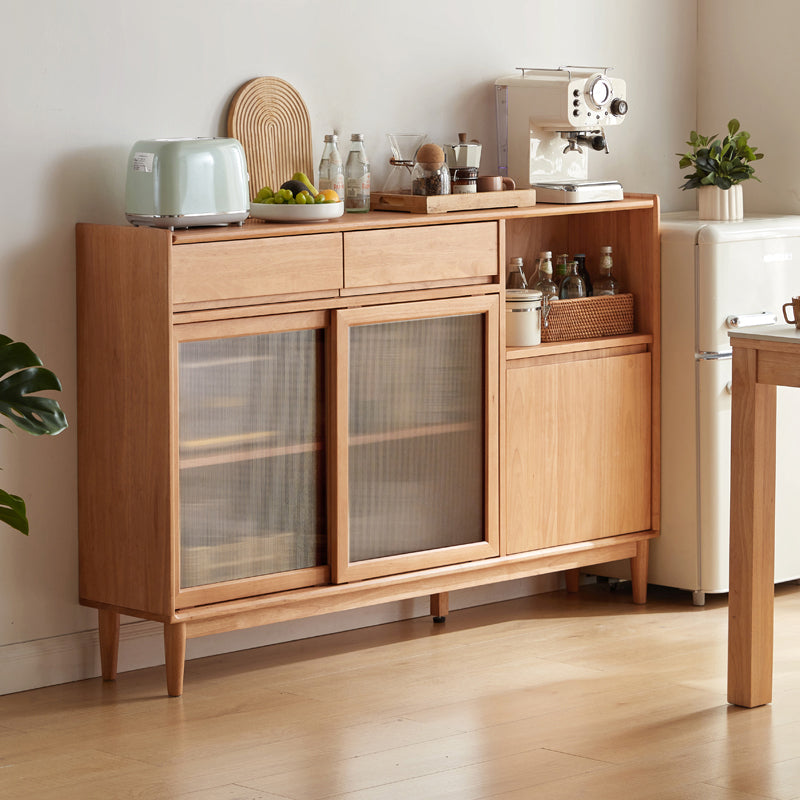 Lorelei 120cm/150cm Rubberwood Ultra-thin Dining Cabinet/Storage Cabinet/Sideboard Multiple Color