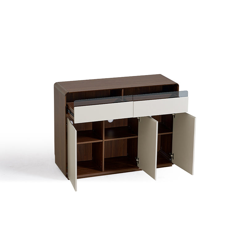 Valeria 80cm/120cm/150cm/180cm Multi-Drawer Fashionable Dining Cabinet/Storage Cabinet/Sideboard Grey & Walnut Color