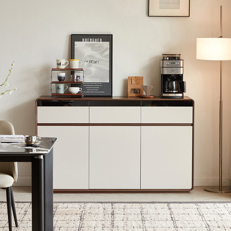 Valeria 80cm/120cm/150cm/180cm Multi-Drawer Fashionable Dining Cabinet/Storage Cabinet/Sideboard Grey & Walnut Color