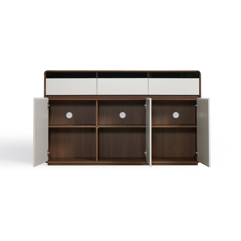 Valeria 80cm/120cm/150cm/180cm Multi-Drawer Fashionable Dining Cabinet/Storage Cabinet/Sideboard Grey & Walnut Color