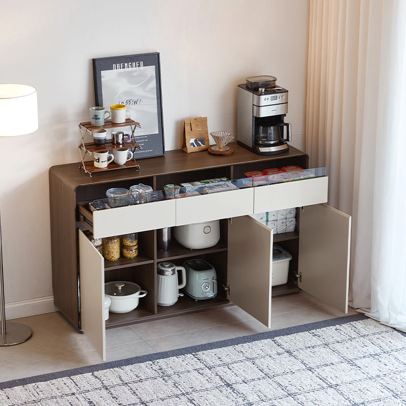 Valeria 80cm/120cm/150cm/180cm Multi-Drawer Fashionable Dining Cabinet/Storage Cabinet/Sideboard Grey & Walnut Color