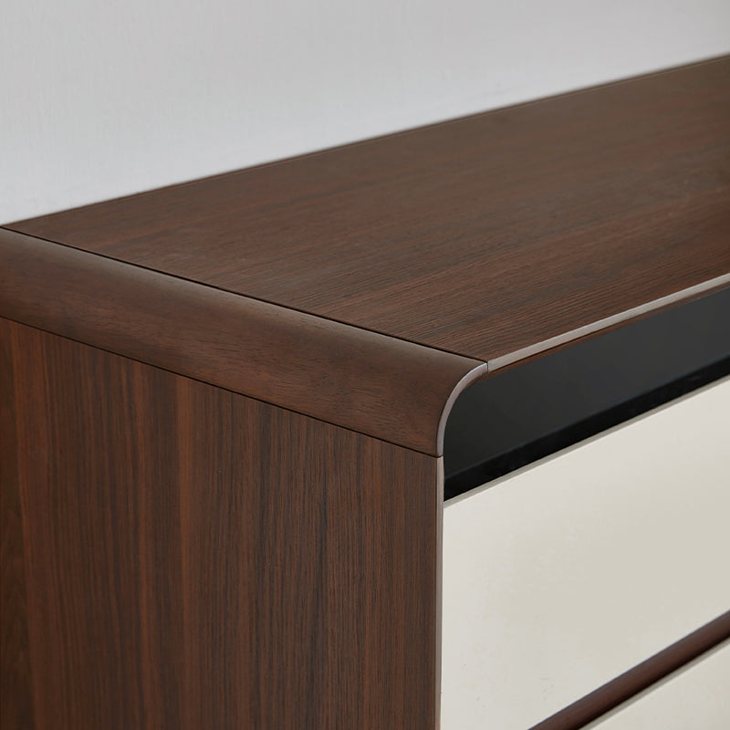 Valeria 80cm/120cm/150cm/180cm Multi-Drawer Fashionable Dining Cabinet/Storage Cabinet/Sideboard Grey & Walnut Color