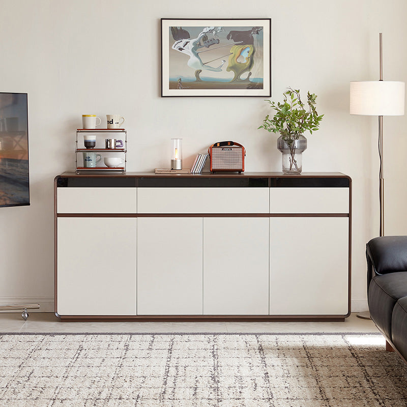 Valeria 80cm/120cm/150cm/180cm Multi-Drawer Fashionable Dining Cabinet/Storage Cabinet/Sideboard Grey & Walnut Color