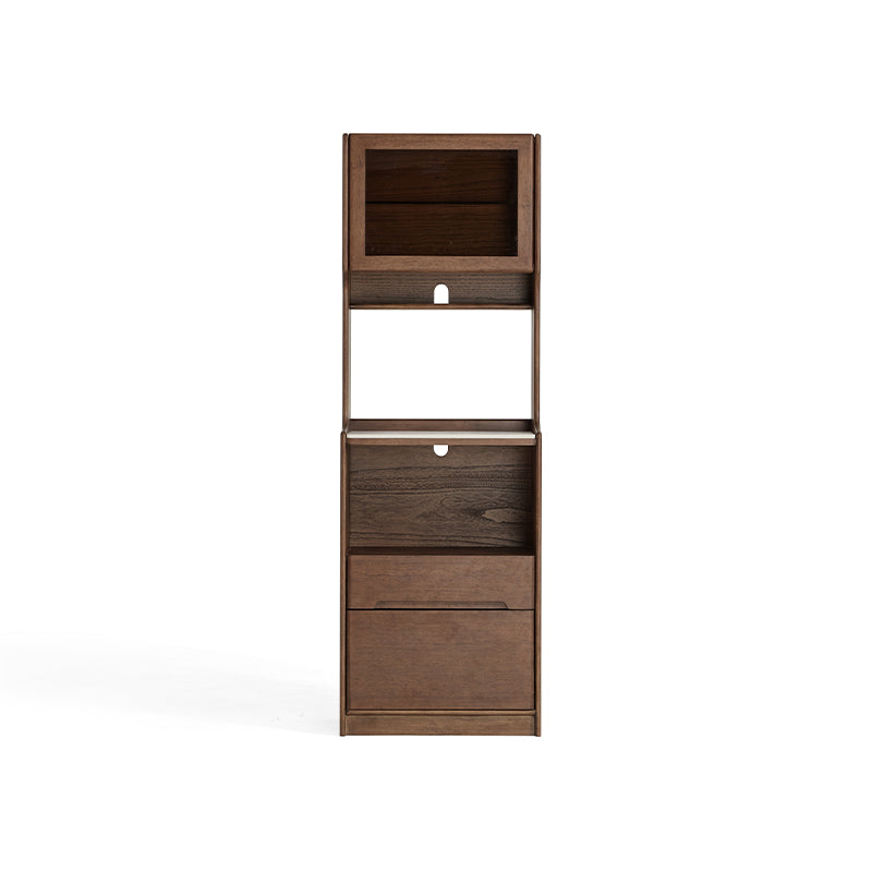 Vance 60cm/80cm Rubberwood Multifunctional Sideboard Buffet/Coffee Station Display Cupboard Multiple Color