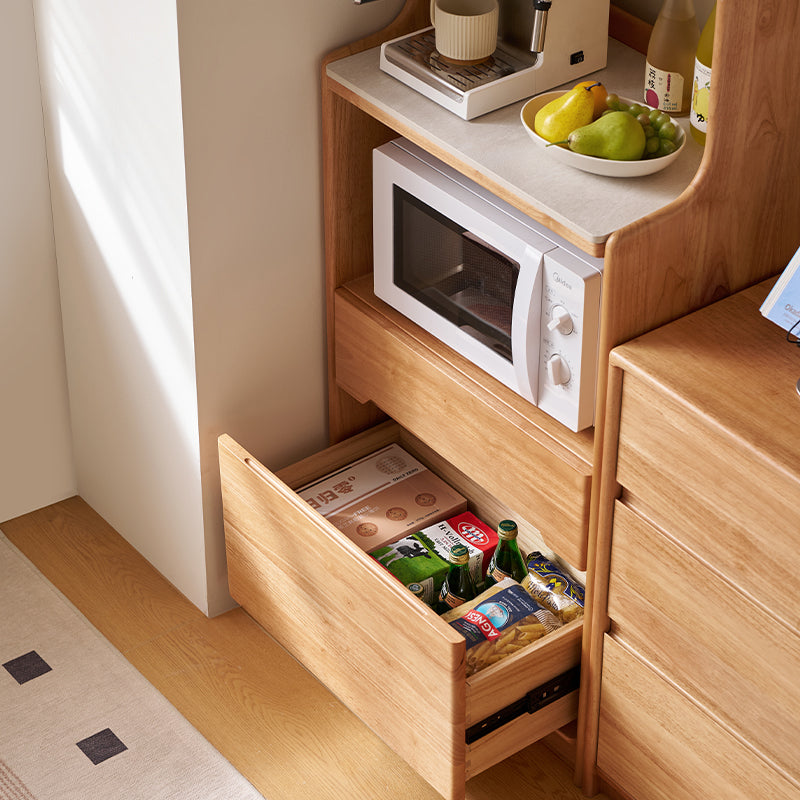 Vance 60cm/80cm Rubberwood Multifunctional Sideboard Buffet/Coffee Station Display Cupboard Multiple Color