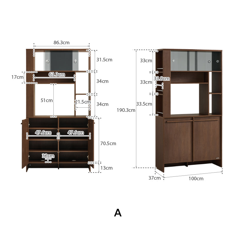 Justine 100cm Multifunctional Entryway Cabinet/Shoe Cabinet