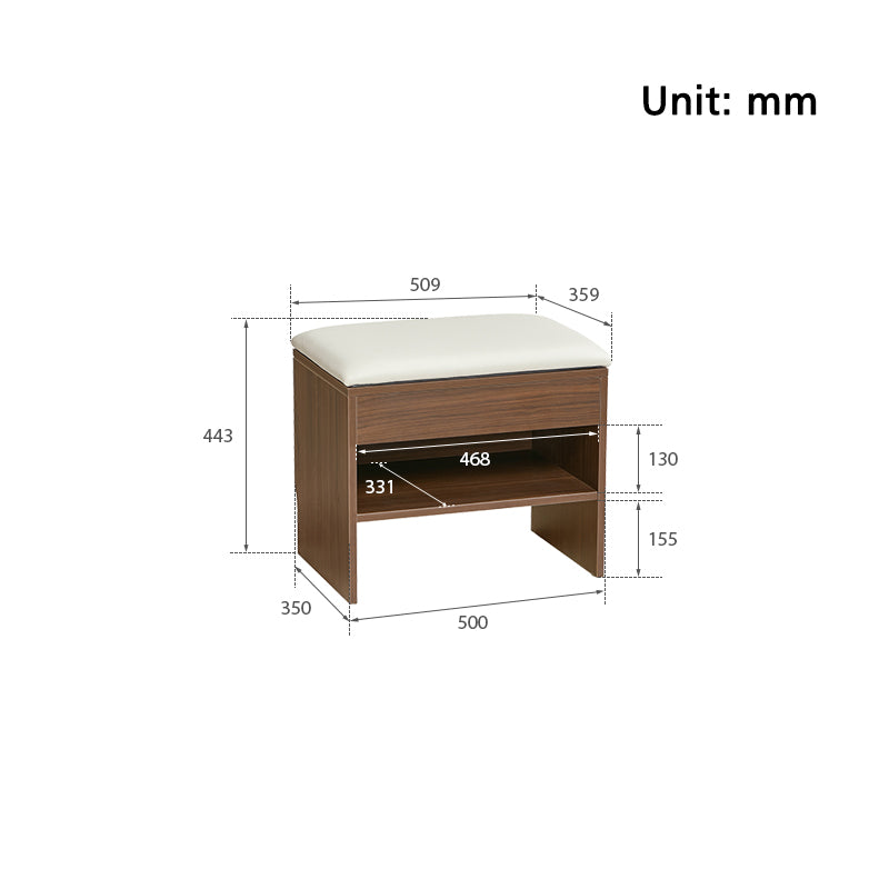 Wyatt Rubberwood 2-Door/3-Door Slatted Shoe Cabinet With Shoe Bench