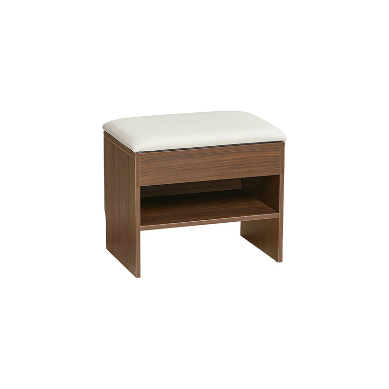 Wyatt Rubberwood 2-Door/3-Door Slatted Shoe Cabinet With Shoe Bench