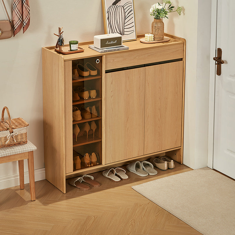 Ulysses 1m/1.2m/1.4m Shoe Cabinet With Glass Door/Drawer