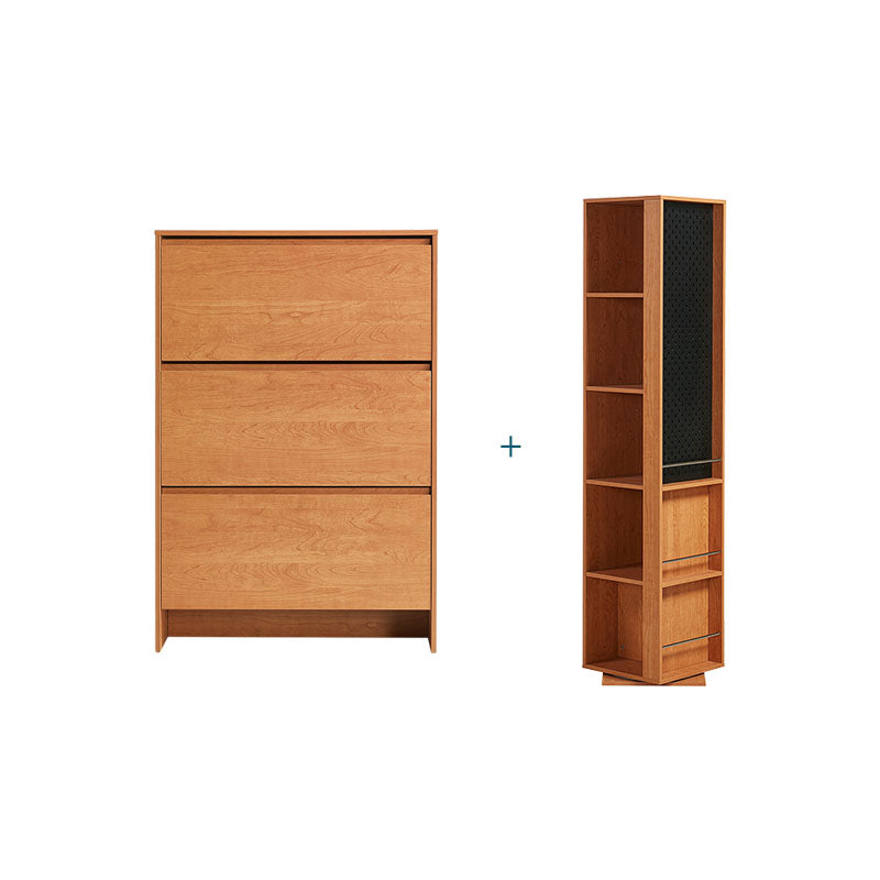 Juan Multifunctional Entryway Cabinet/Shoe Cabinet/Revolving Mirror Cabinet With Carbon Crystal Panel Multiple Model