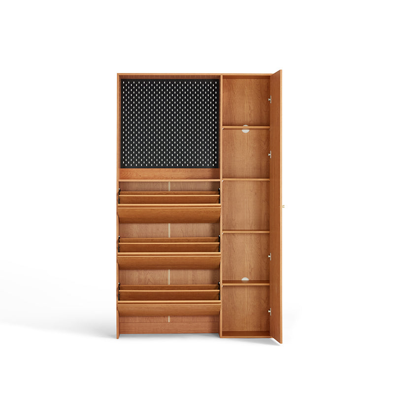 Juan Multifunctional Entryway Cabinet/Shoe Cabinet/Revolving Mirror Cabinet With Carbon Crystal Panel Multiple Model