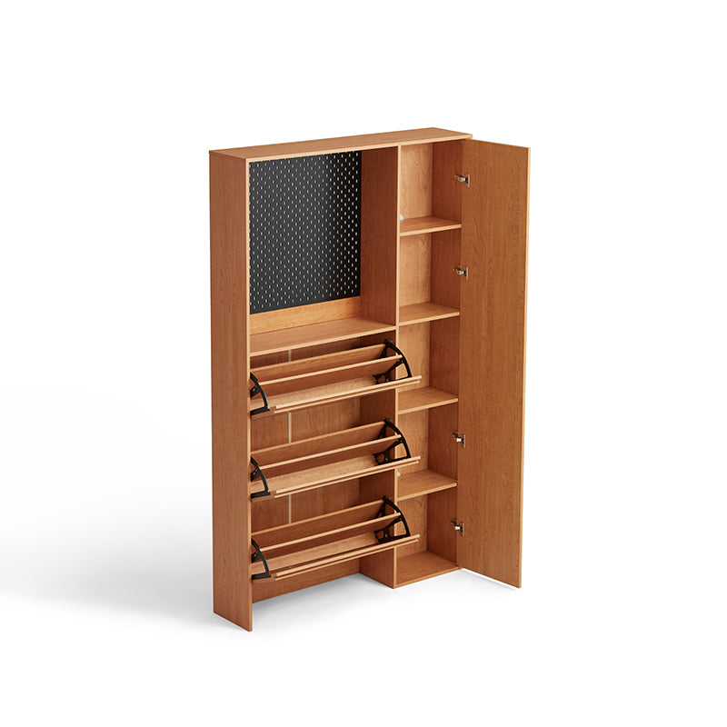 Juan Multifunctional Entryway Cabinet/Shoe Cabinet/Revolving Mirror Cabinet With Carbon Crystal Panel Multiple Model
