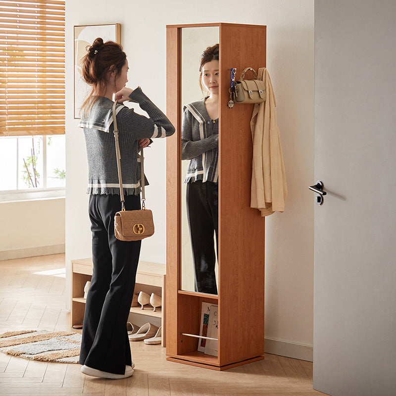 Juan Multifunctional Entryway Cabinet/Shoe Cabinet/Revolving Mirror Cabinet With Carbon Crystal Panel Multiple Model