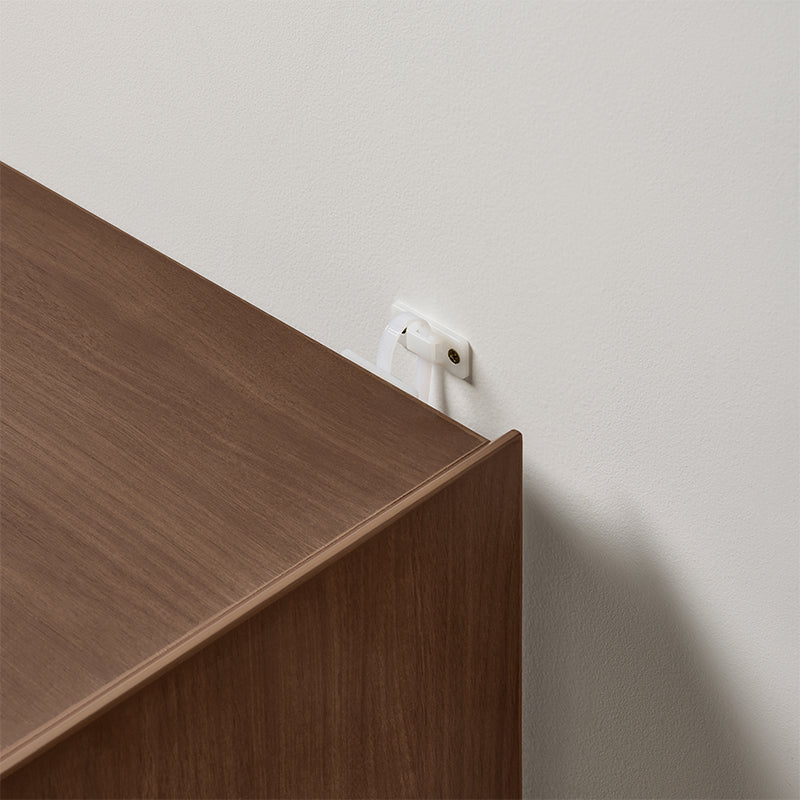 Alden 0.8m/1.0m/1.2m/1.4m Entryway Shoe Cabinet With Drawer Walnut