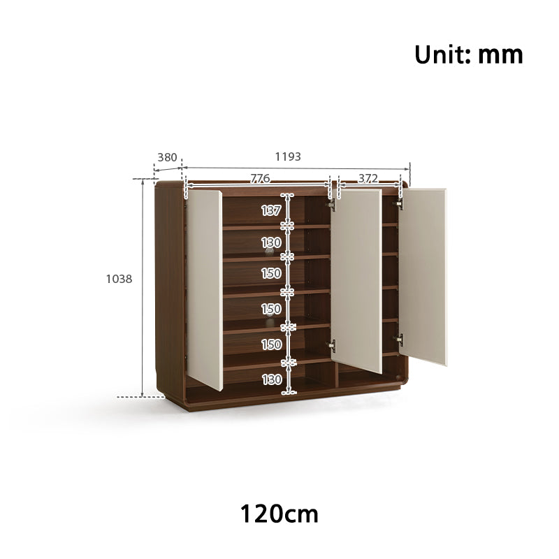 Ingrid 80cm/100cm/120cm/140cm Entryway Shoe Cabinet /Shoe Case For Home Multiple Color