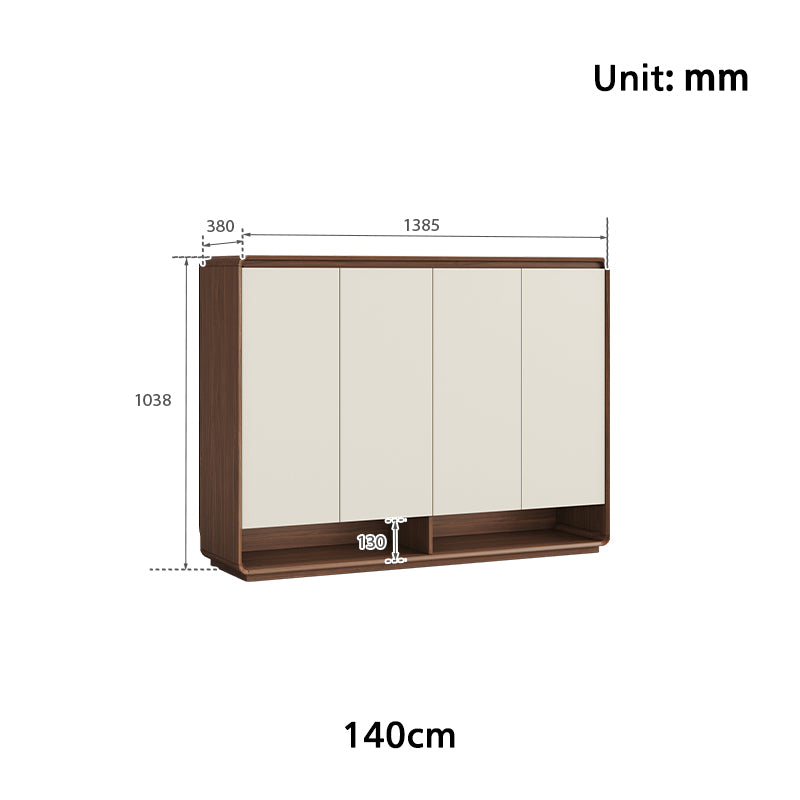 Ingrid 80cm/100cm/120cm/140cm Entryway Shoe Cabinet /Shoe Case For Home Multiple Color