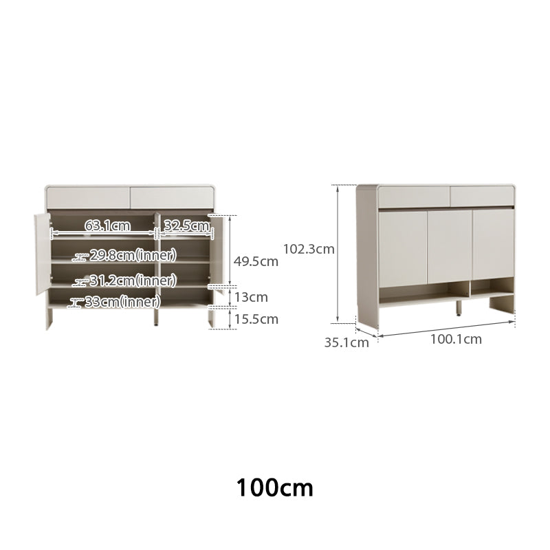 Keira 100cm/120cm Entryway Shoe Cabinet with Drawers/Shoe Case For Home