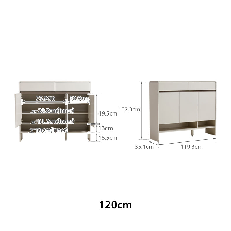 Keira 100cm/120cm Entryway Shoe Cabinet with Drawers/Shoe Case For Home