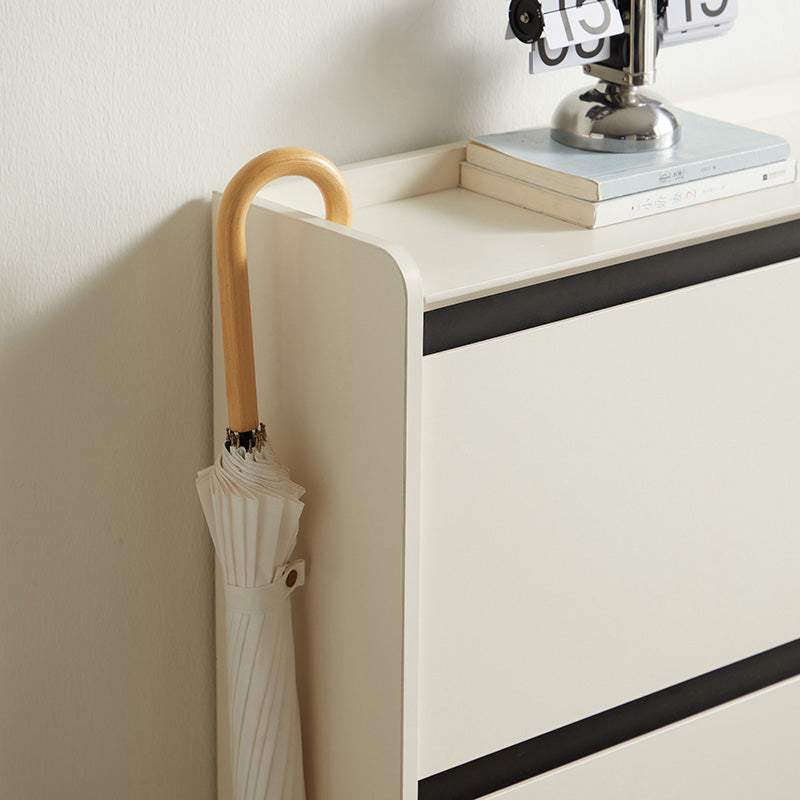 Oleander 60cm/80cm Ultra-Thin Flip-Down Shoe Cabinet/Space-Saving Entryway Storage Cabinet