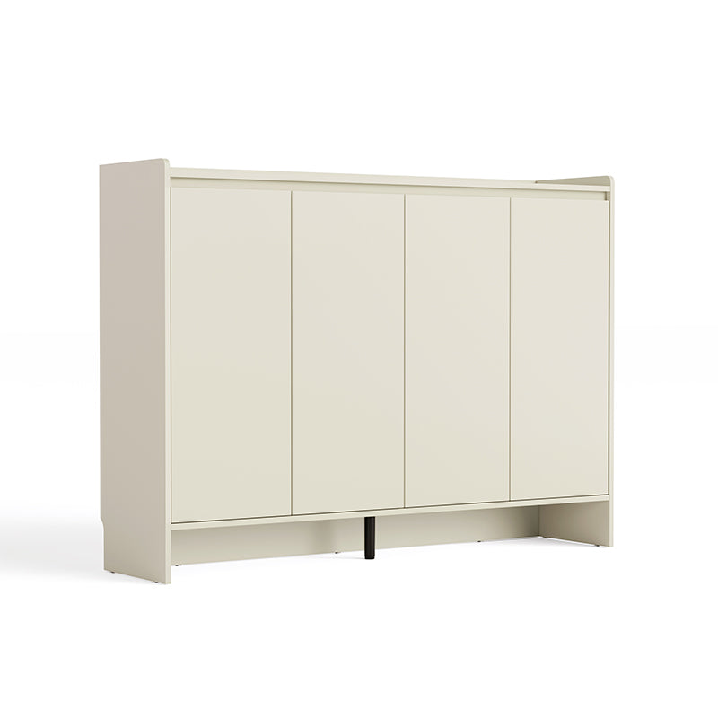 Reba 80cm/100cm/120cm/140cm Entryway Shoe Cabinet/Shoe Case For Home Cream White Color