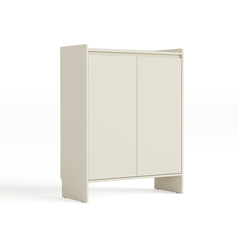 Reba 80cm/100cm/120cm/140cm Entryway Shoe Cabinet/Shoe Case For Home Cream White Color