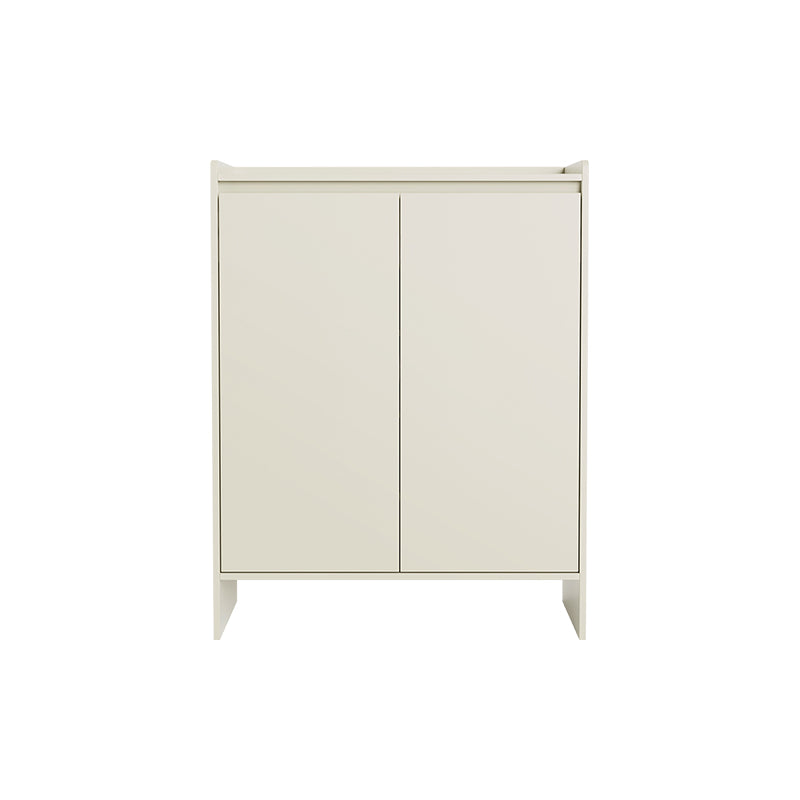 Reba 80cm/100cm/120cm/140cm Entryway Shoe Cabinet/Shoe Case For Home Cream White Color