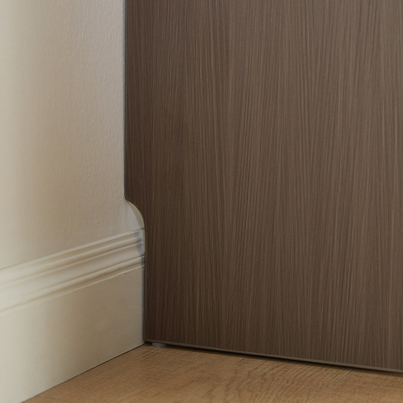 Rebel 80cm/100cm/120cm/140cm Entryway Shoe Cabinet/Shoe Case For Home Coffee & Grey Color