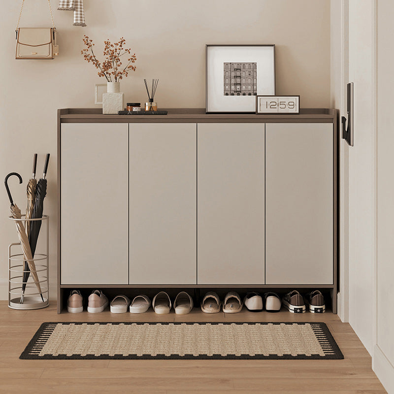 Rebel 80cm/100cm/120cm/140cm Entryway Shoe Cabinet/Shoe Case For Home Coffee & Grey Color