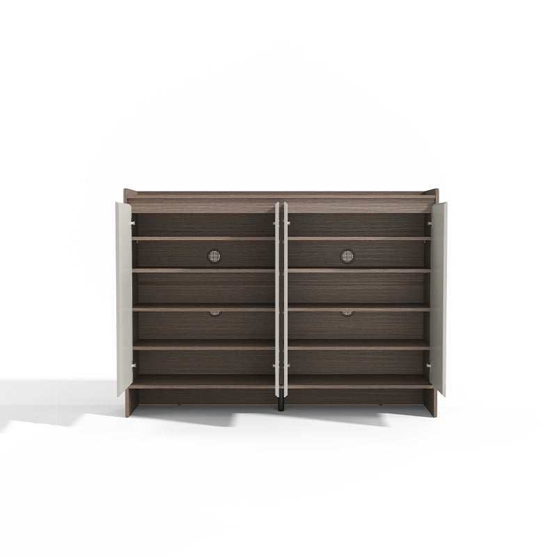 Rebel 80cm/100cm/120cm/140cm Entryway Shoe Cabinet/Shoe Case For Home Coffee & Grey Color