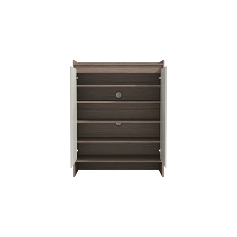 Rebel 80cm/100cm/120cm/140cm Entryway Shoe Cabinet/Shoe Case For Home Coffee & Grey Color