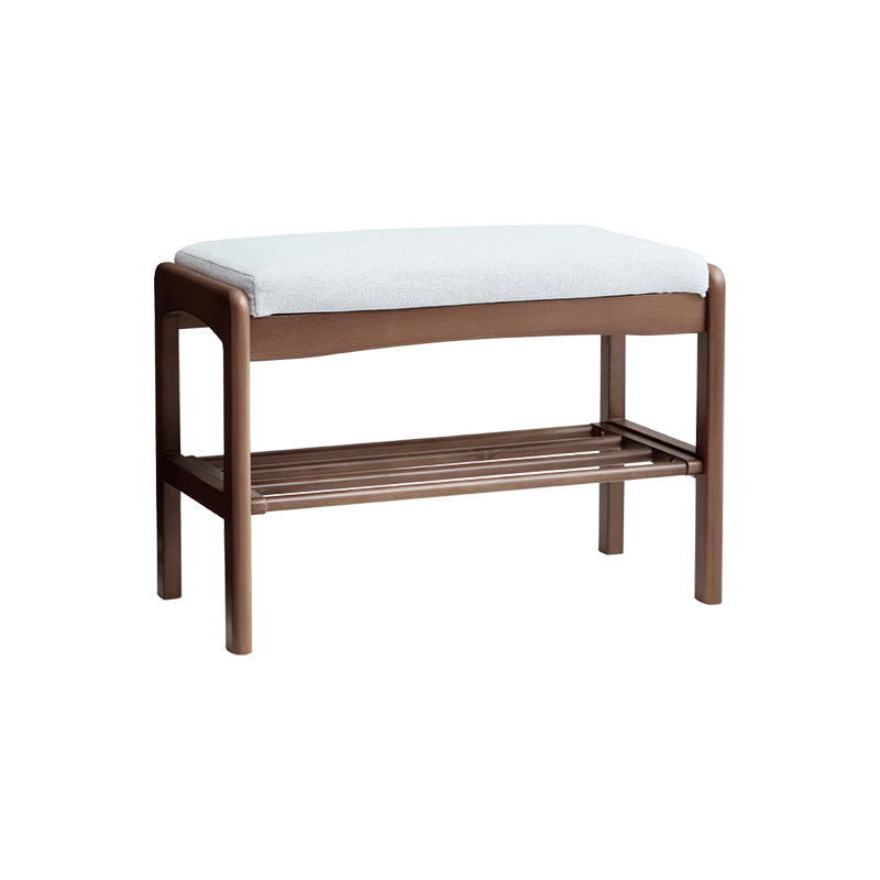 Sylvie 60cm Solid Beech Wood Entryway Shoe Cabinet/Shoe Changing Stool For Home Multiple Color